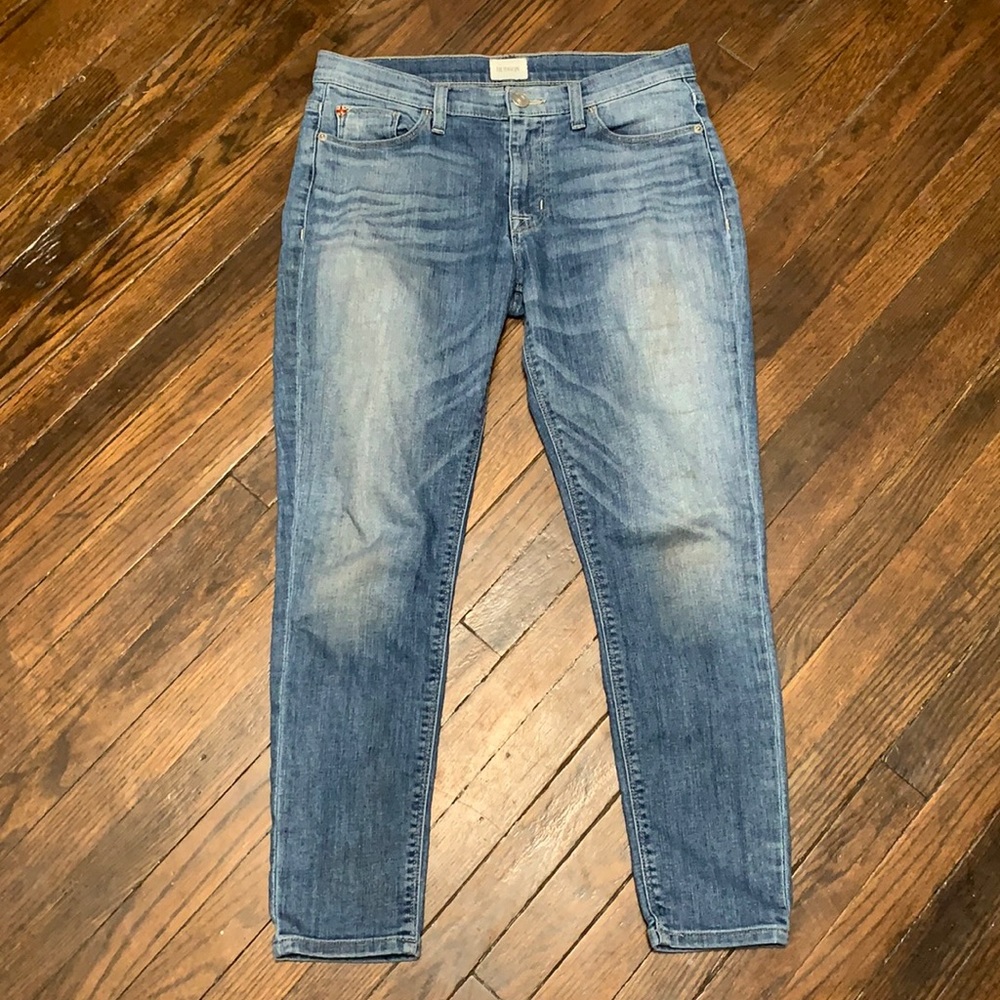 Hudson nico mid rise super skinny jeans. Size 27.